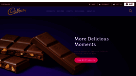 What Cadburyusa.com website looked like in 2019 (4 years ago)