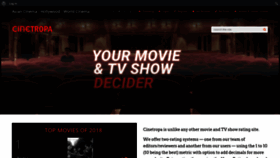 What Cinetropa.com website looked like in 2019 (4 years ago)