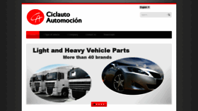 What Ciclautoautomocion.com website looked like in 2019 (4 years ago)