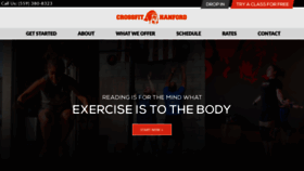 What Crossfithanford.com website looked like in 2019 (4 years ago)