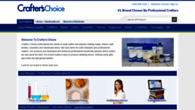 What Crafters-choice.com website looked like in 2019 (4 years ago)