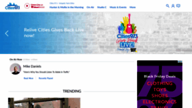 What Cities97.com website looked like in 2019 (4 years ago)