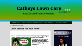 What Catheyslawncare.com website looked like in 2019 (4 years ago)