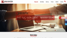 What Congtybanquyen.com website looked like in 2019 (4 years ago)