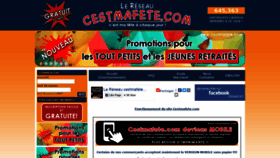 What Cestmafete.com website looked like in 2019 (4 years ago)