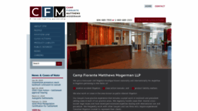 What Cfmlawyers.ca website looked like in 2019 (4 years ago)