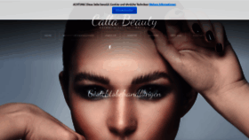 What Calla-beauty.de website looked like in 2019 (4 years ago)