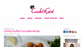 What Cookitgirl.com website looked like in 2019 (4 years ago)