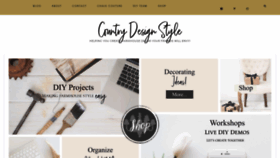 What Countrydesignstyle.com website looked like in 2019 (4 years ago)