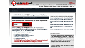 What Cashheatingoil.com website looked like in 2019 (4 years ago)