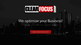 What Clearfocus-group.com website looked like in 2019 (4 years ago)