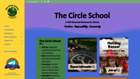 What Circleschool.org website looked like in 2019 (4 years ago)