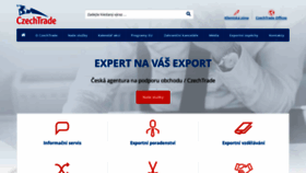 What Czechtrade.cz website looked like in 2019 (4 years ago)