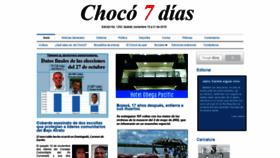What Choco7dias.com website looked like in 2019 (4 years ago)