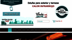 What Calefaccionexteriorinfrarrojos.com website looked like in 2019 (4 years ago)