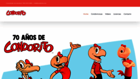 What Condorito.com website looked like in 2019 (4 years ago)