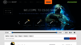 What Csgoshop.com website looked like in 2019 (4 years ago)