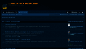 What Checksix-forums.com website looked like in 2019 (4 years ago)