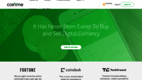 What Coinme.com website looked like in 2019 (4 years ago)