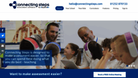 What Connectingsteps.com website looked like in 2019 (4 years ago)