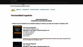 What Cendoreg.es website looked like in 2019 (4 years ago)