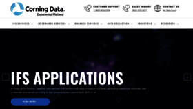 What Corningdata.com website looked like in 2019 (4 years ago)
