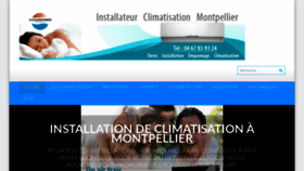 What Climatisation-montpellier-34.fr website looked like in 2019 (4 years ago)