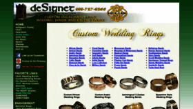 What Custom-wedding-rings.com website looked like in 2019 (4 years ago)