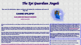 What Canine-epilepsy-guardian-angels.com website looked like in 2019 (4 years ago)