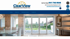 What Clearviewwindowsflorida.com website looked like in 2019 (4 years ago)