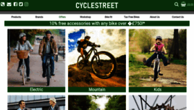 What Cycle-street.co.uk website looked like in 2019 (4 years ago)