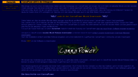 What Cannapower.be website looked like in 2019 (4 years ago)