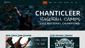 What Ccubaseballcamps.com website looked like in 2019 (4 years ago)