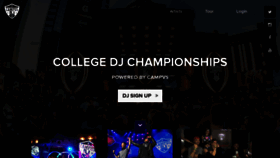 What Campusdj.com website looked like in 2019 (4 years ago)