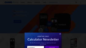 What Casioeducation.com website looked like in 2019 (4 years ago)