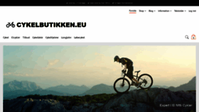 What Cykelbutikken.eu website looked like in 2019 (4 years ago)