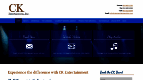 What Ckentertainmentinc.com website looked like in 2019 (4 years ago)