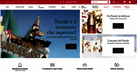 What Clarins.it website looked like in 2019 (5 years ago)