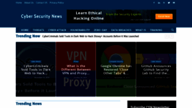 What Cybersecuritynews.com website looked like in 2019 (4 years ago)