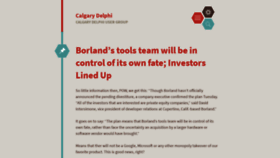 What Calgarydelphi.org website looked like in 2019 (4 years ago)