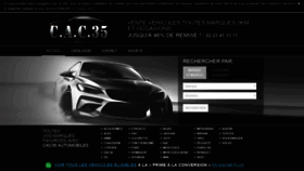 What Cac35-auto.fr website looked like in 2019 (4 years ago)
