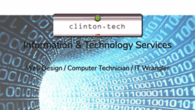 What Clinton.tech website looked like in 2019 (4 years ago)