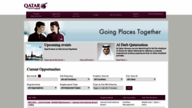 What Careers.qatarairways.com website looked like in 2019 (4 years ago)