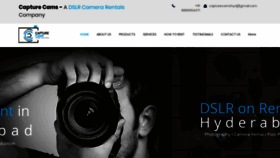 What Capturecams.in website looked like in 2019 (4 years ago)