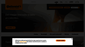 What Continentaltire.com.mx website looked like in 2019 (4 years ago)