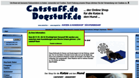 What Catstuff.de website looked like in 2019 (4 years ago)