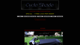 What Cycleshade.com website looked like in 2019 (4 years ago)