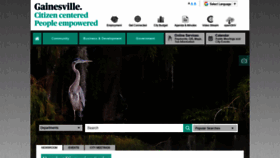 What Cityofgainesville.org website looked like in 2019 (4 years ago)