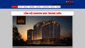 What Canho-saigonmia.net website looked like in 2019 (4 years ago)