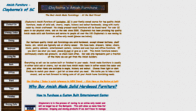 What Claybornesamishfurniture.com website looked like in 2019 (4 years ago)